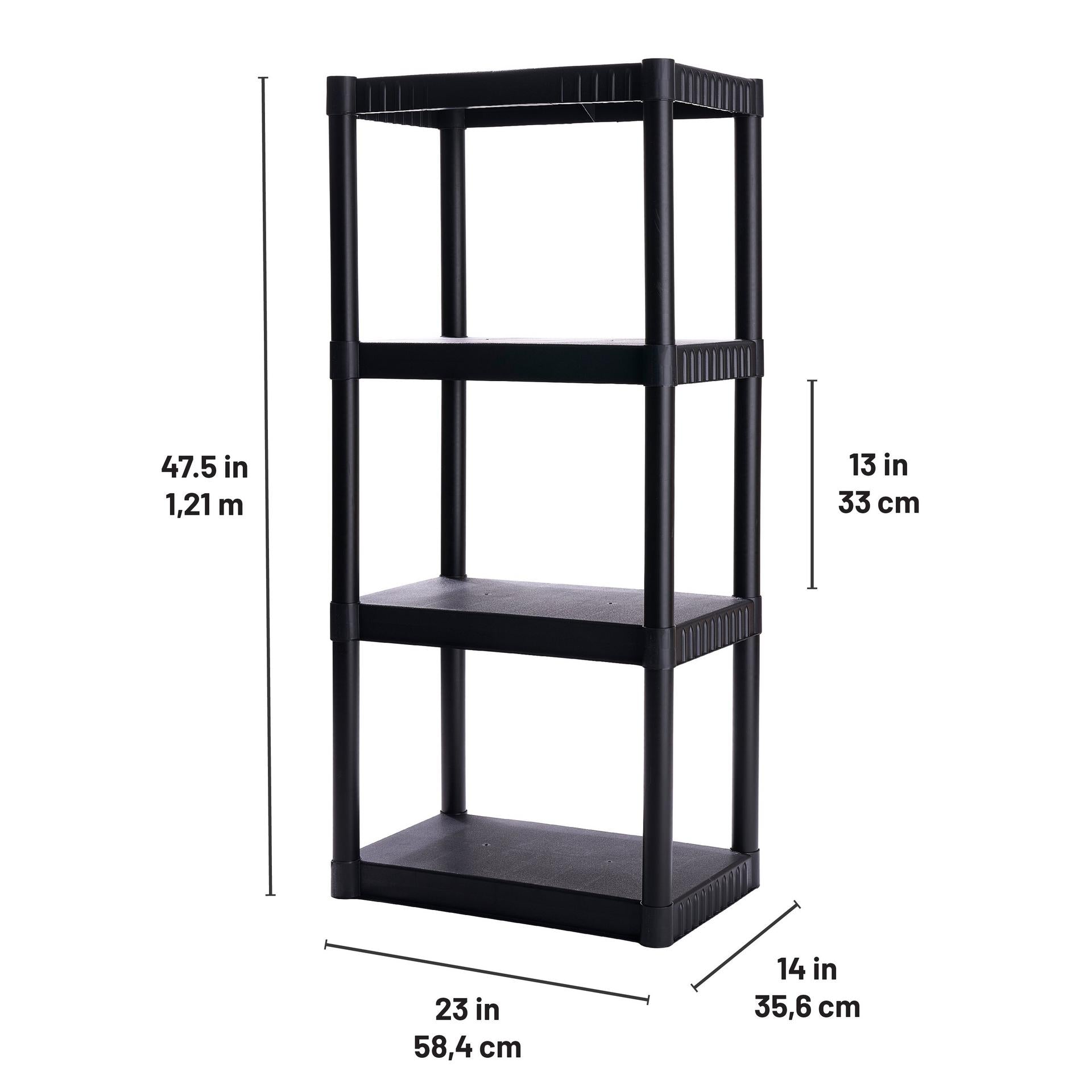 4-Shelf Standard Duty Storage Unit | Plano®